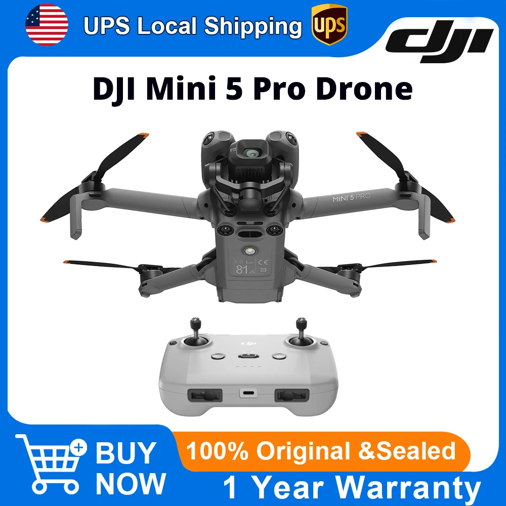 Drone Dji Rc Mini - โดรน DJI Mini 5 Pro พร้อมกล้องและรีโมทคอนโทรล