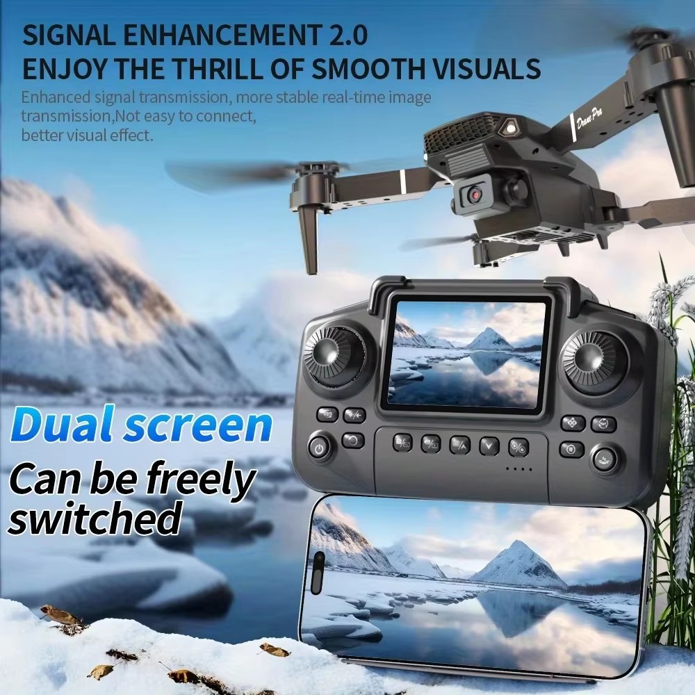 โดรน E88 รุ่นใหม่ปี 2026 กล้อง - Drone E88 Rc Quadcopter บทวิจารณ์และราคา